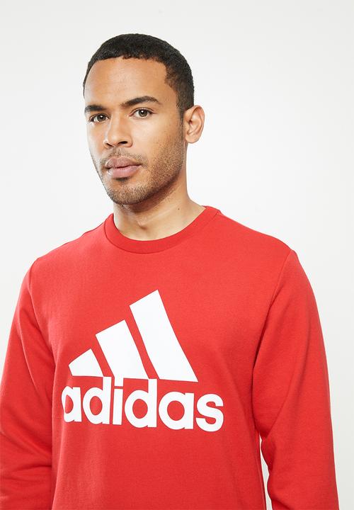 adidas Performance - Bl ft sweatshirt - red