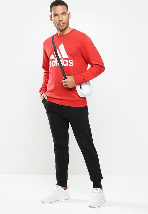 adidas Performance - Bl ft sweatshirt - red