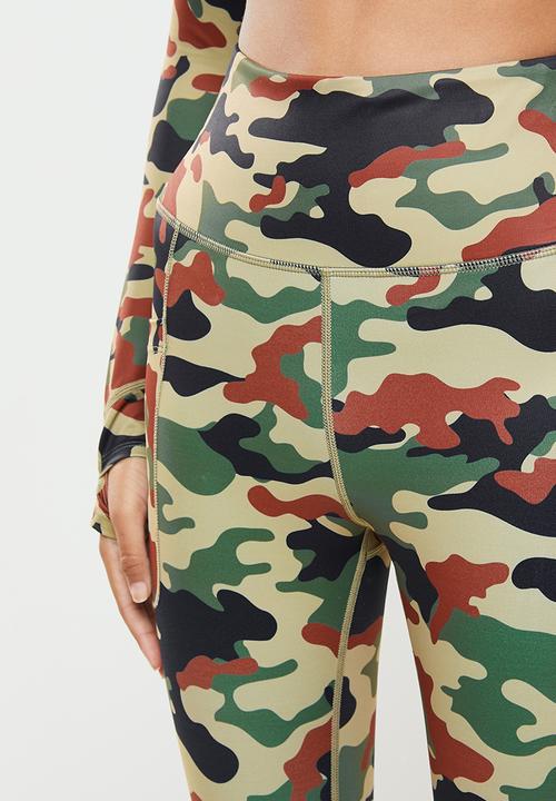 SISSY BOY - Sissyboy sport: camo printed leggings - multi 
