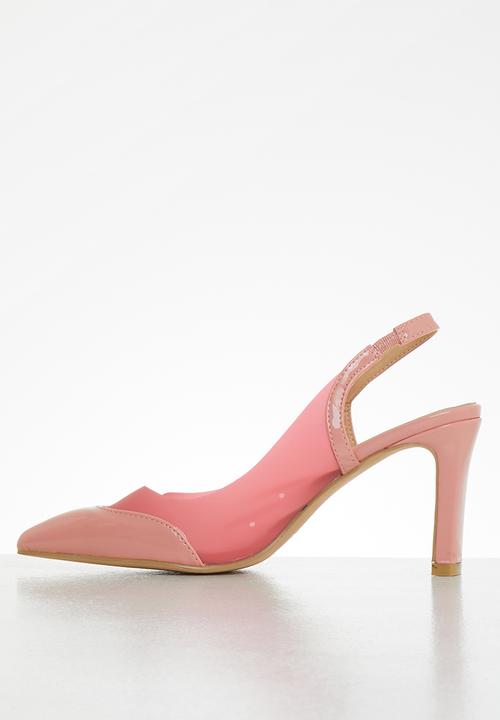 Seduction - Slingback block heel - pink