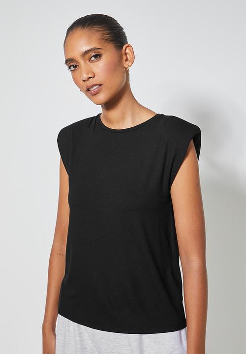 Superbalist - Muscle tee  - black