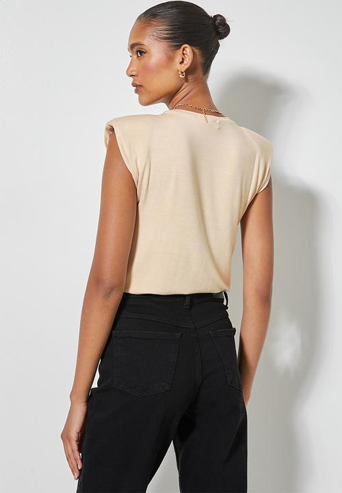 Superbalist - Muscle tee  - natural beige