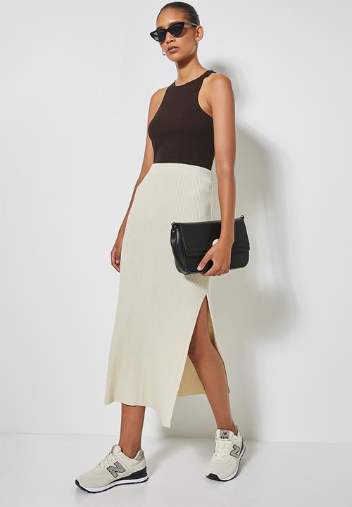 Superbalist - Crepe cutaway top - brown 