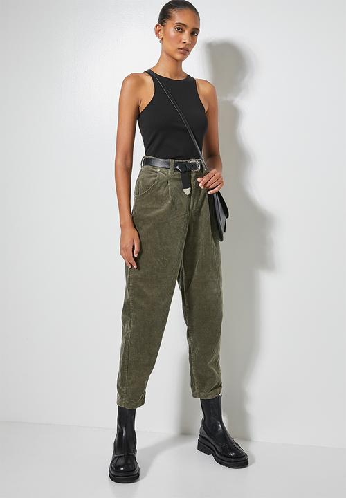 Superbalist - Crepe cutaway top - black