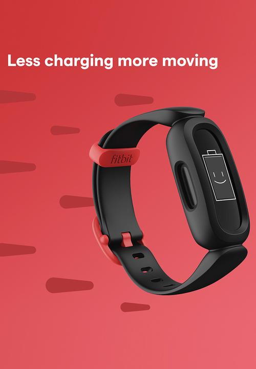 Fitbit - Fitbit ace 3 - black & red