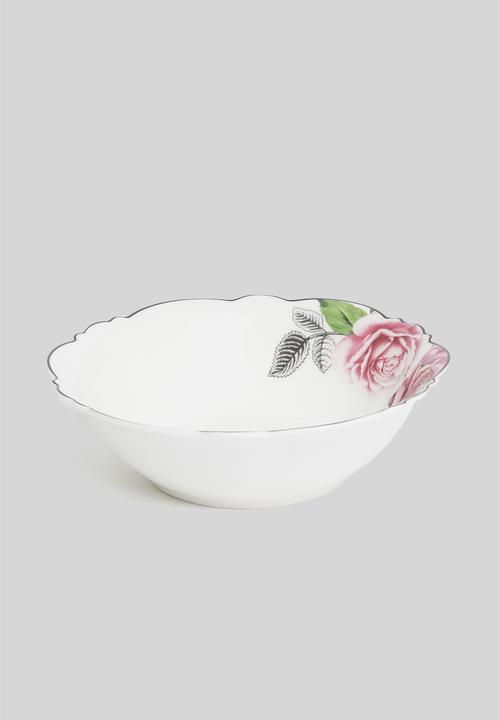 Jenna Clifford - Wavy rose bowl set of 4 - white