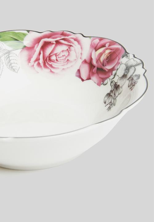Jenna Clifford - Wavy rose bowl set of 4 - white