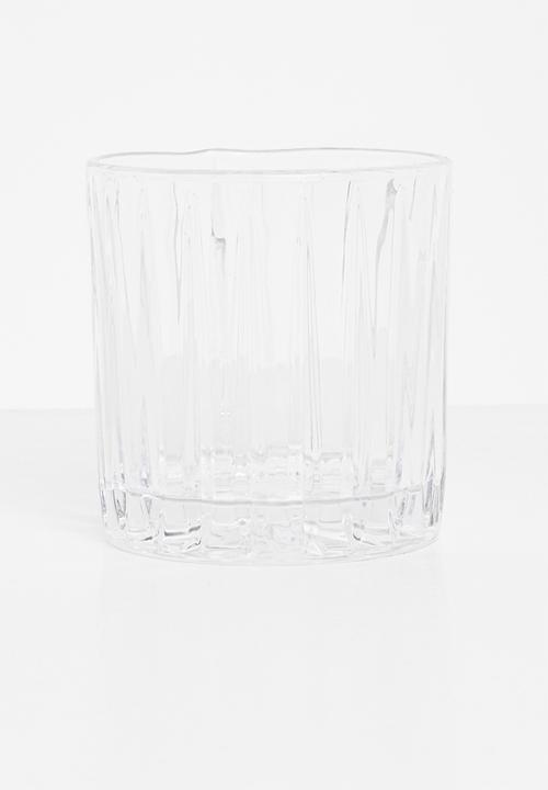 Jenna Clifford - Hand pressed tumbler set of 4 - clear