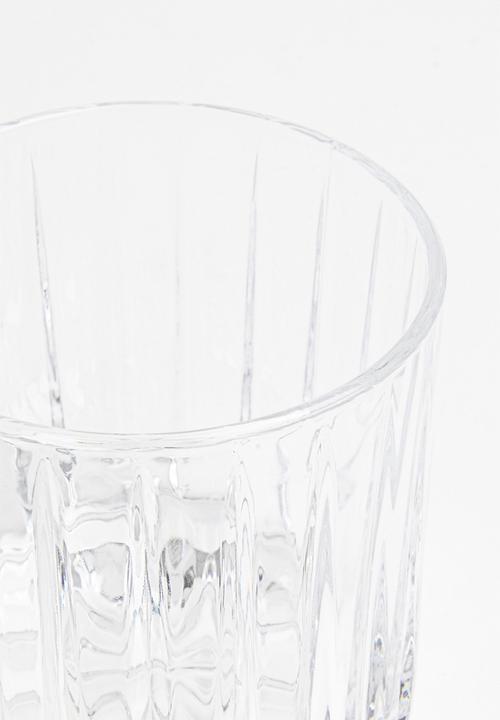 Jenna Clifford - Hand pressed tumbler set of 4 - clear
