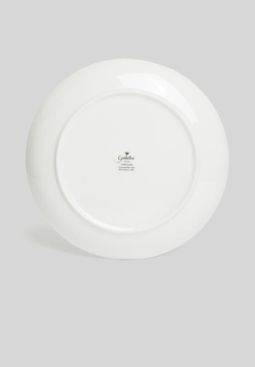 Galateo - Ombre dinner plate set of 4 - black 