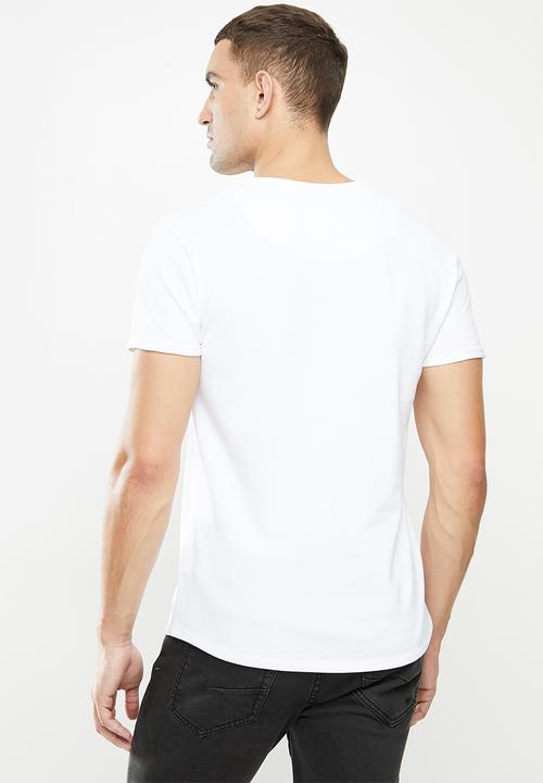 S.P.C.C - Edgerton scooped hem tee - white