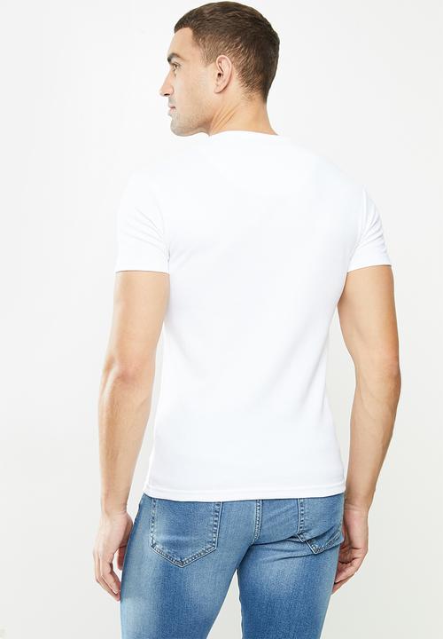 S.P.C.C - Dynamo straight hem tee - white