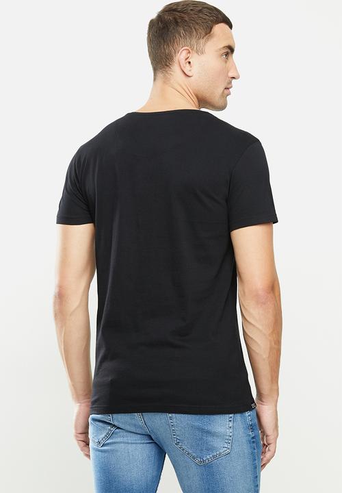 S.P.C.C - Abram straight hem tee - black