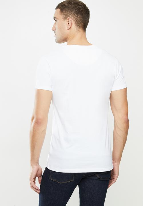 S.P.C.C - Abram straight hem tee - white