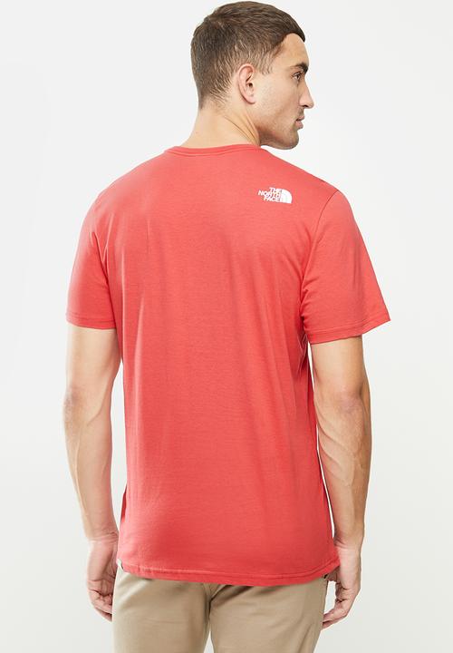 The North Face - Short sleeve rust 2 tee - red