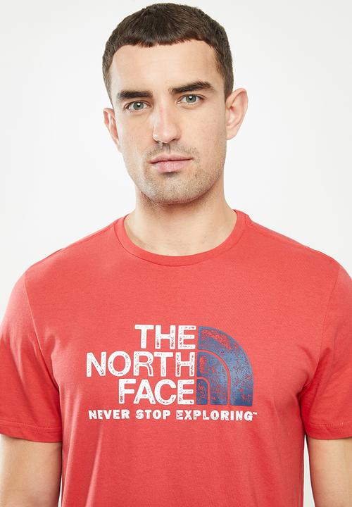 The North Face - Short sleeve rust 2 tee - red