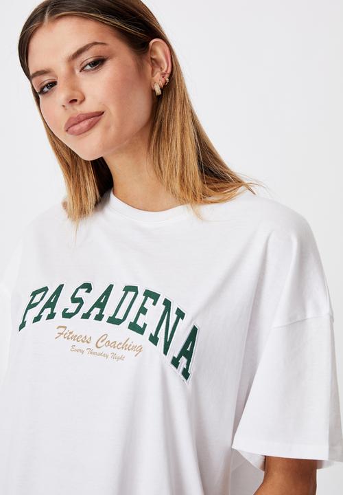 Factorie - Super relaxed graphic tee - white