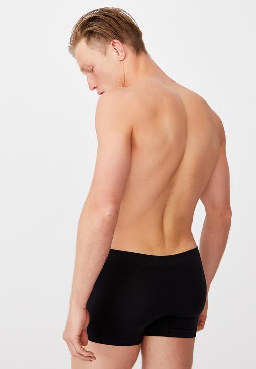 Cotton On - Mens seamless trunks - black