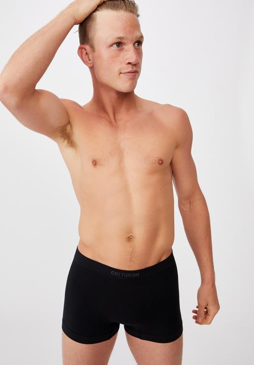 Cotton On - Mens seamless trunks - black