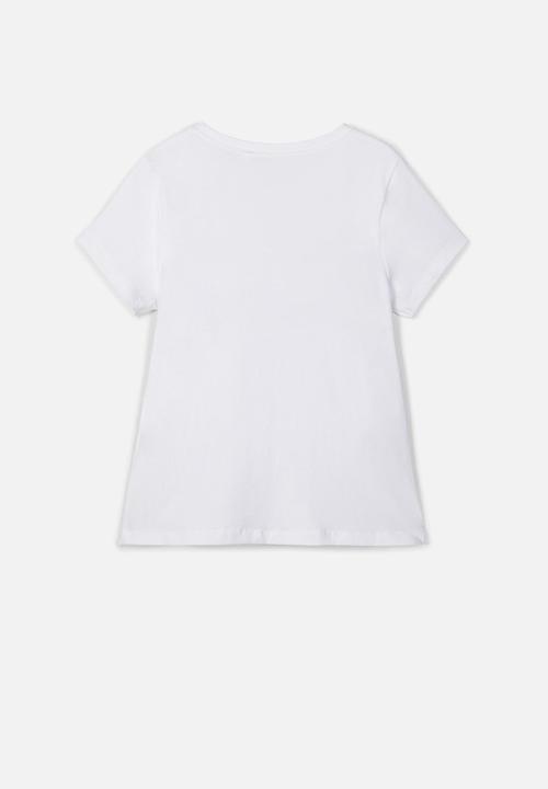 Name It - Franseska boxy top - white