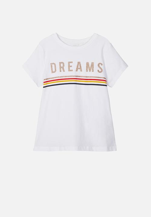 Name It - Franseska boxy top - white