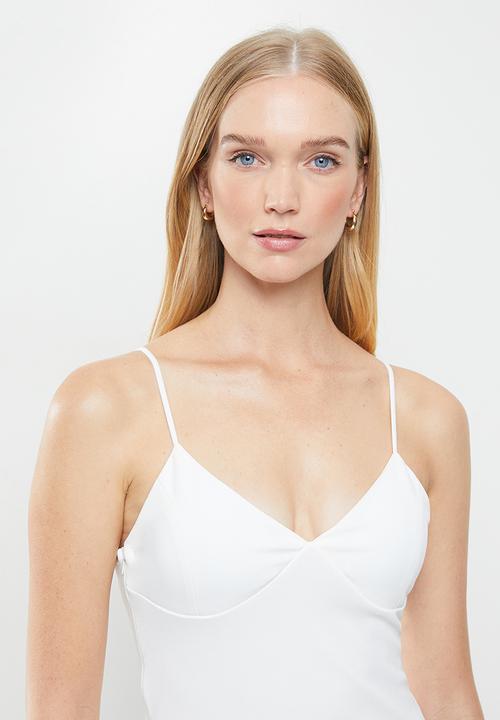 STYLE REPUBLIC - Padded cami - white