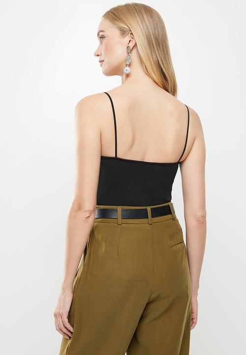 STYLE REPUBLIC - Padded cami - black