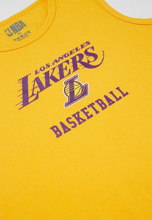 NBA - Lakers retro vest - yellow