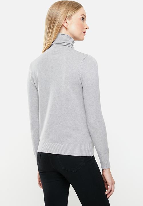 STYLE REPUBLIC - Turtleneck long sleeve jersey - grey