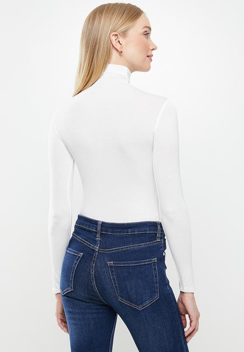 STYLE REPUBLIC - Long sleeve knit top - white