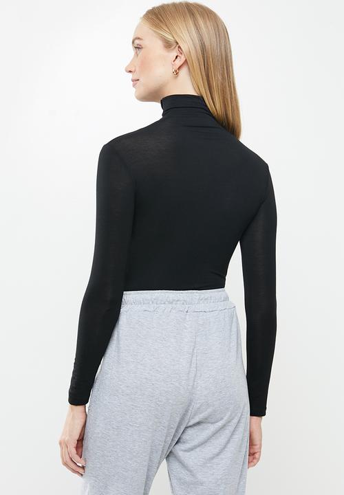STYLE REPUBLIC - Long sleeve knit top - black