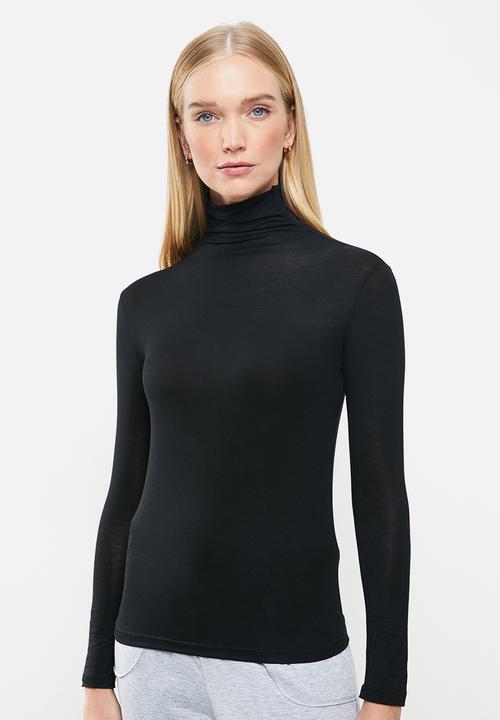 STYLE REPUBLIC - Long sleeve knit top - black