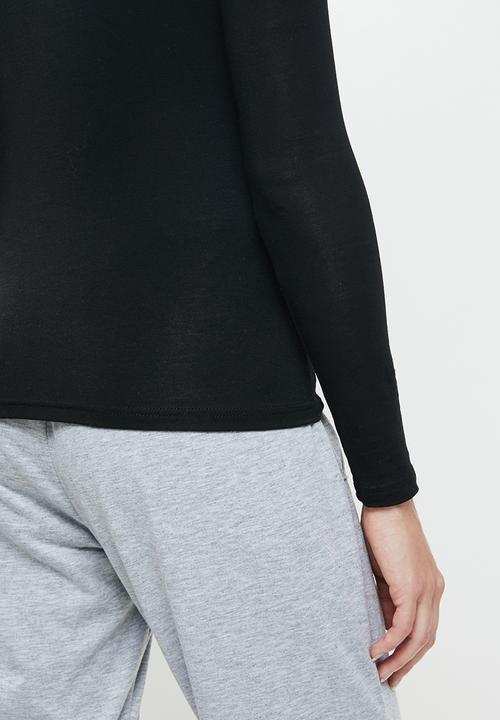 STYLE REPUBLIC - Long sleeve knit top - black
