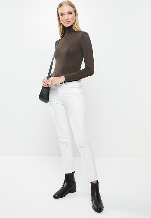 STYLE REPUBLIC - Long sleeve knit top - brown