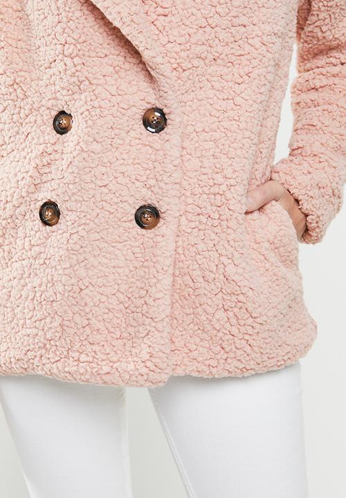 STYLE REPUBLIC - Double breasted jacket - pink