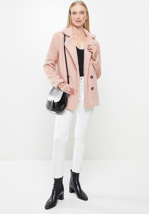STYLE REPUBLIC - Double breasted jacket - pink