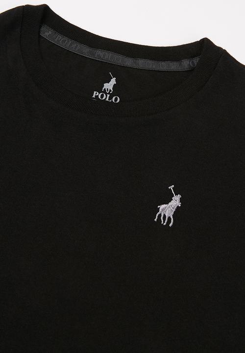 POLO - Boys rick short sleeve tee - black