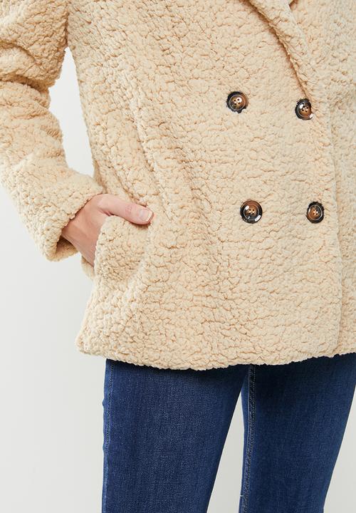 STYLE REPUBLIC - Double breasted jacket - stone