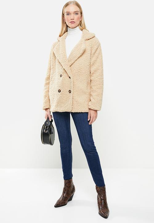 STYLE REPUBLIC - Double breasted jacket - stone