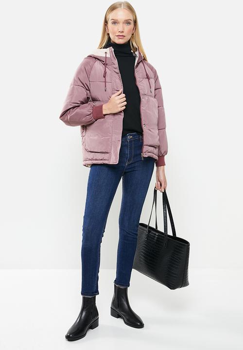 STYLE REPUBLIC - Padded puffer - purple