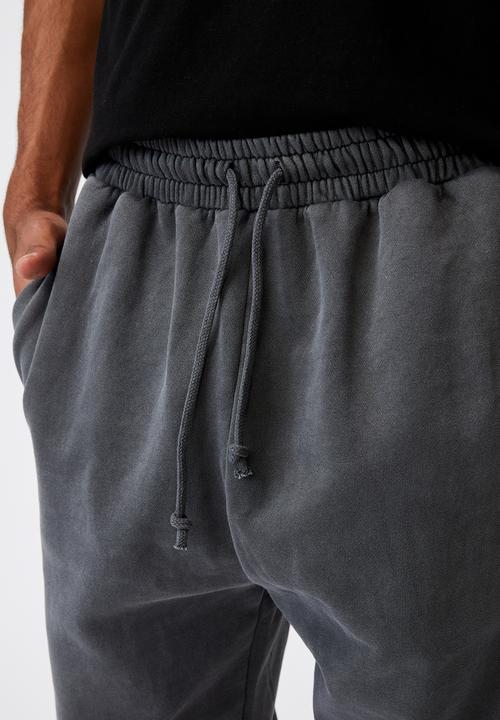Factorie - Relaxed trackpant - washed black
