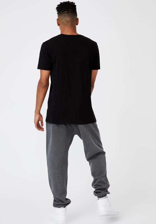 Factorie - Relaxed trackpant - washed black