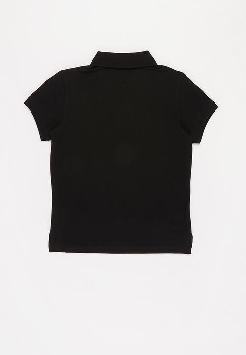 POLO - Boys austin short sleeve golfer - black