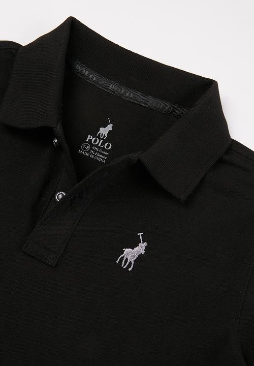 POLO - Boys austin short sleeve golfer - black