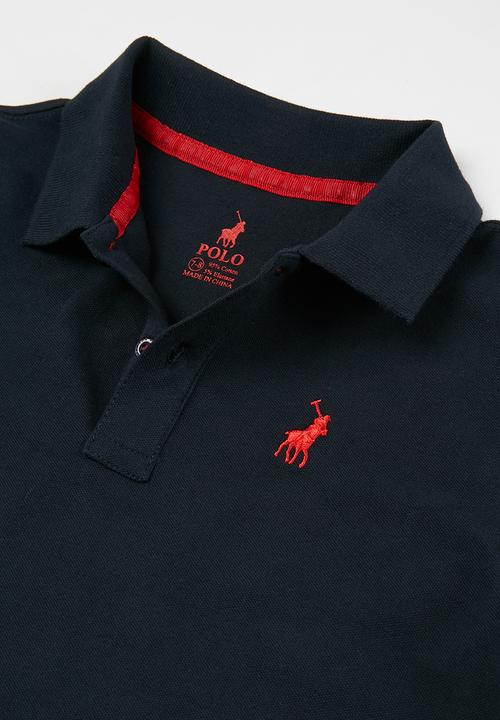 POLO - Boys austin short sleeve golfer - navy