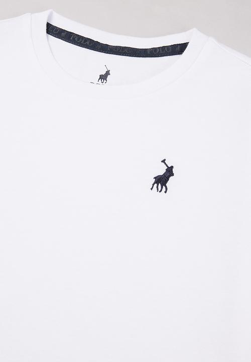 POLO - Boys ashton long sleeve tee - white