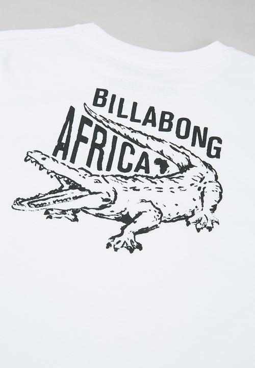 Billabong  - Boys croc Africa tee - white