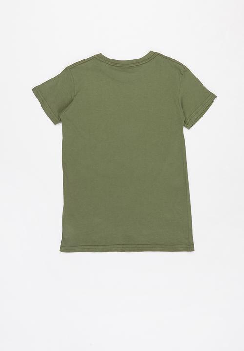 Billabong  - Boys outlined cape town tee - khaki