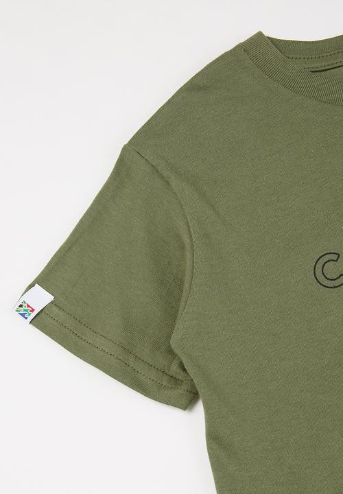 Billabong  - Boys outlined cape town tee - khaki