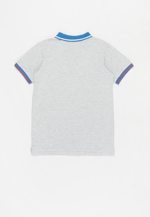 MINOTI - Pique polo shirt - light grey
